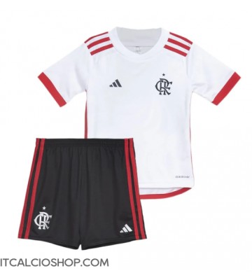 Flamengo Seconda Maglia Bambino 2023-24 Manica Corta (+ Pantaloni corti)